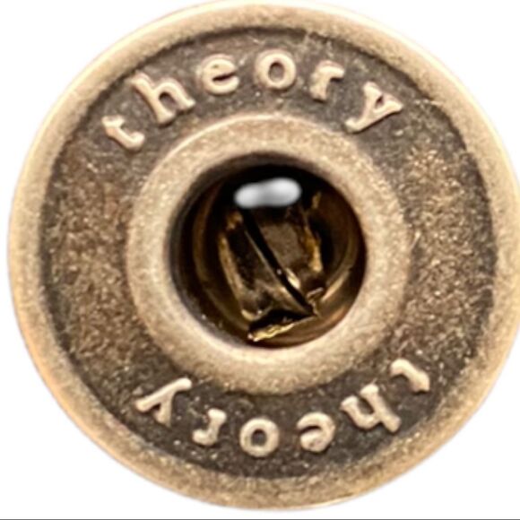 Theory Women's Dark Denim Jean Jacket size M - Picture 11 of 11